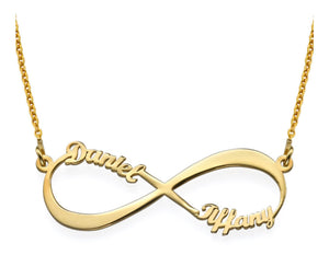 2 NAME INFINITY NECKLACE