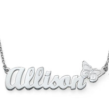 BUTTERFLY NAME NECKLACE