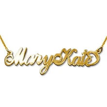 TWO CAPITAL LETTER NAME NECKLACE